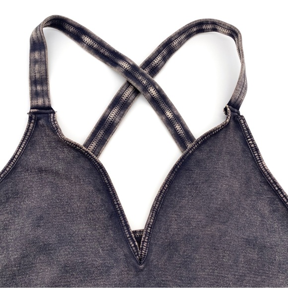 NEW Free People Good Karma Crop Tank in Graphite, M/LG - Picture 8 of 13